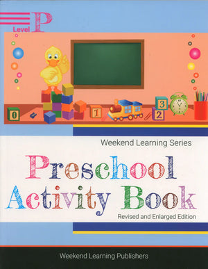 Weekend Learning Preschool Activity Book
