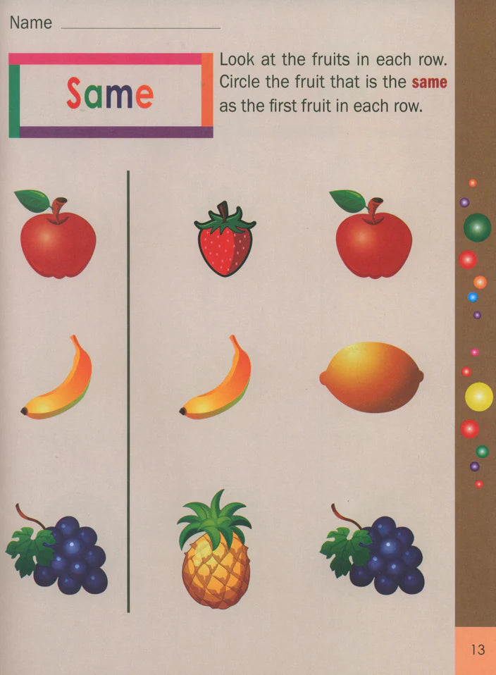 Weekend Learning Preschool Activity Book