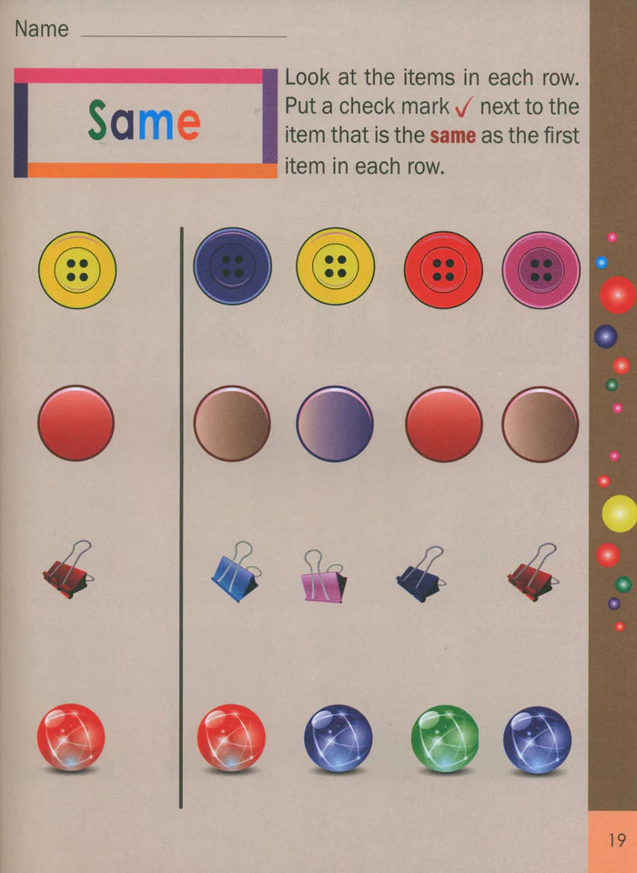 Weekend Learning Preschool Activity Book