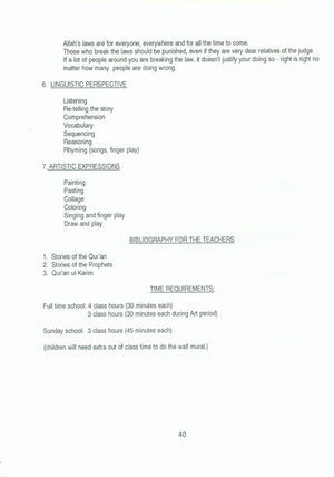 IQRA' Kindergarten Curriculum Volume 1 - Islamic History