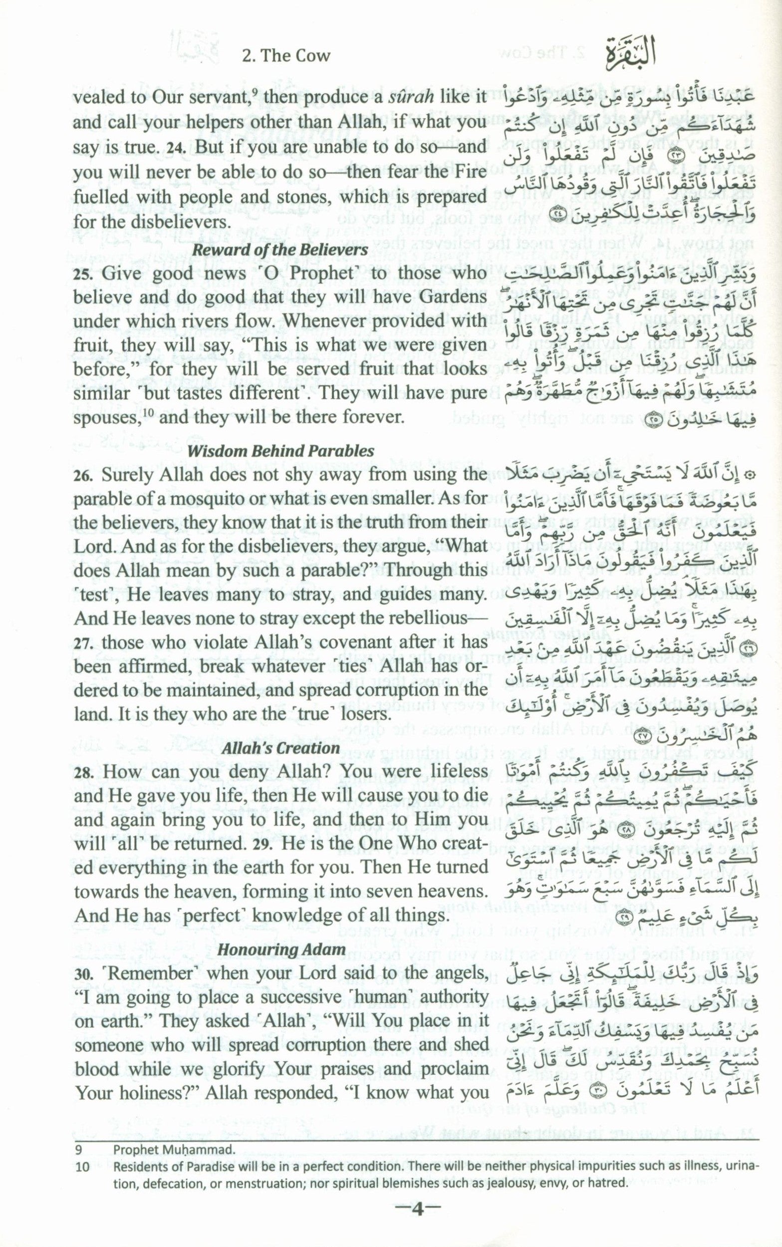 The Clear Quran English Only - Hardcover