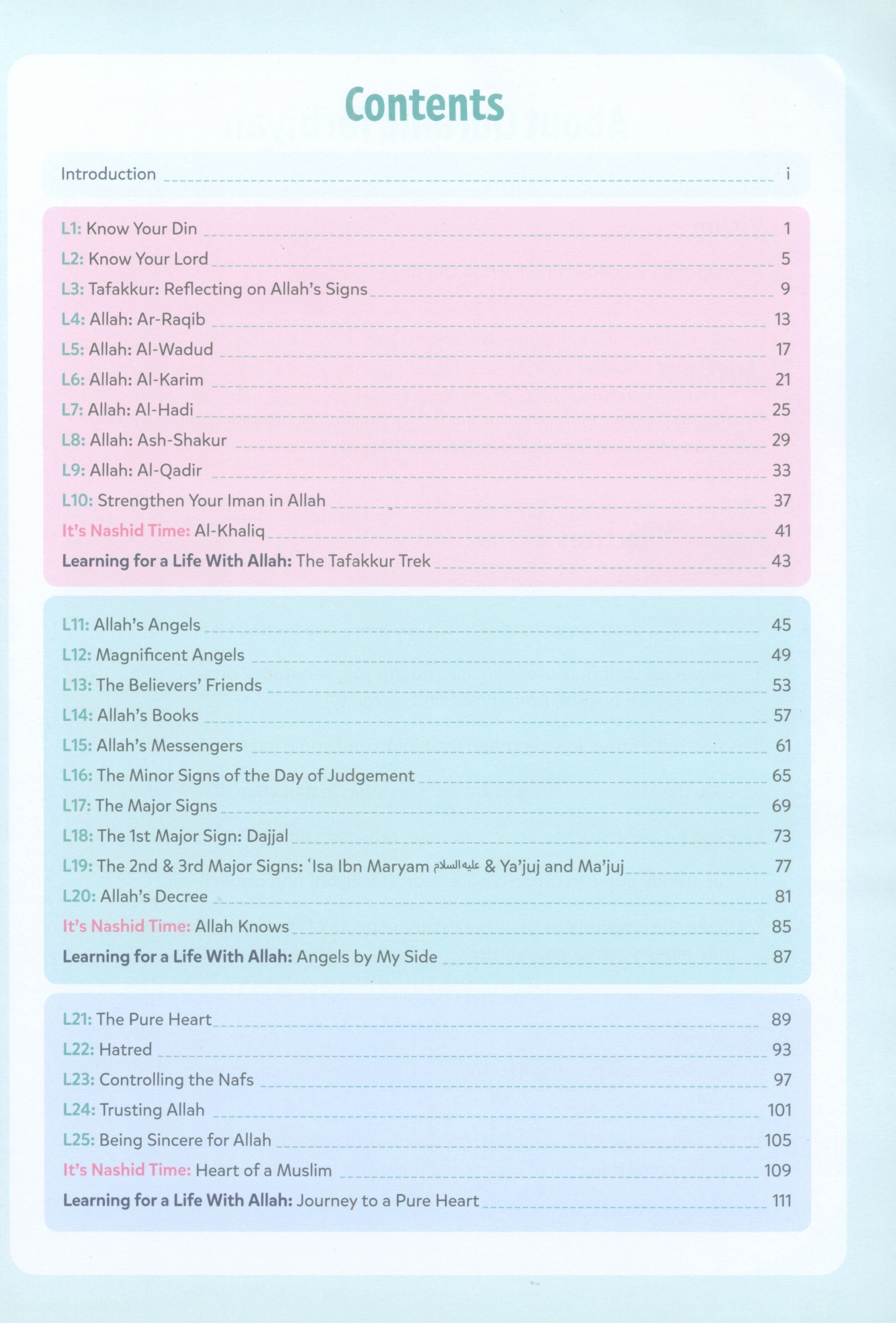 Iman & Tazkiyah – Level 4 (4+ years)