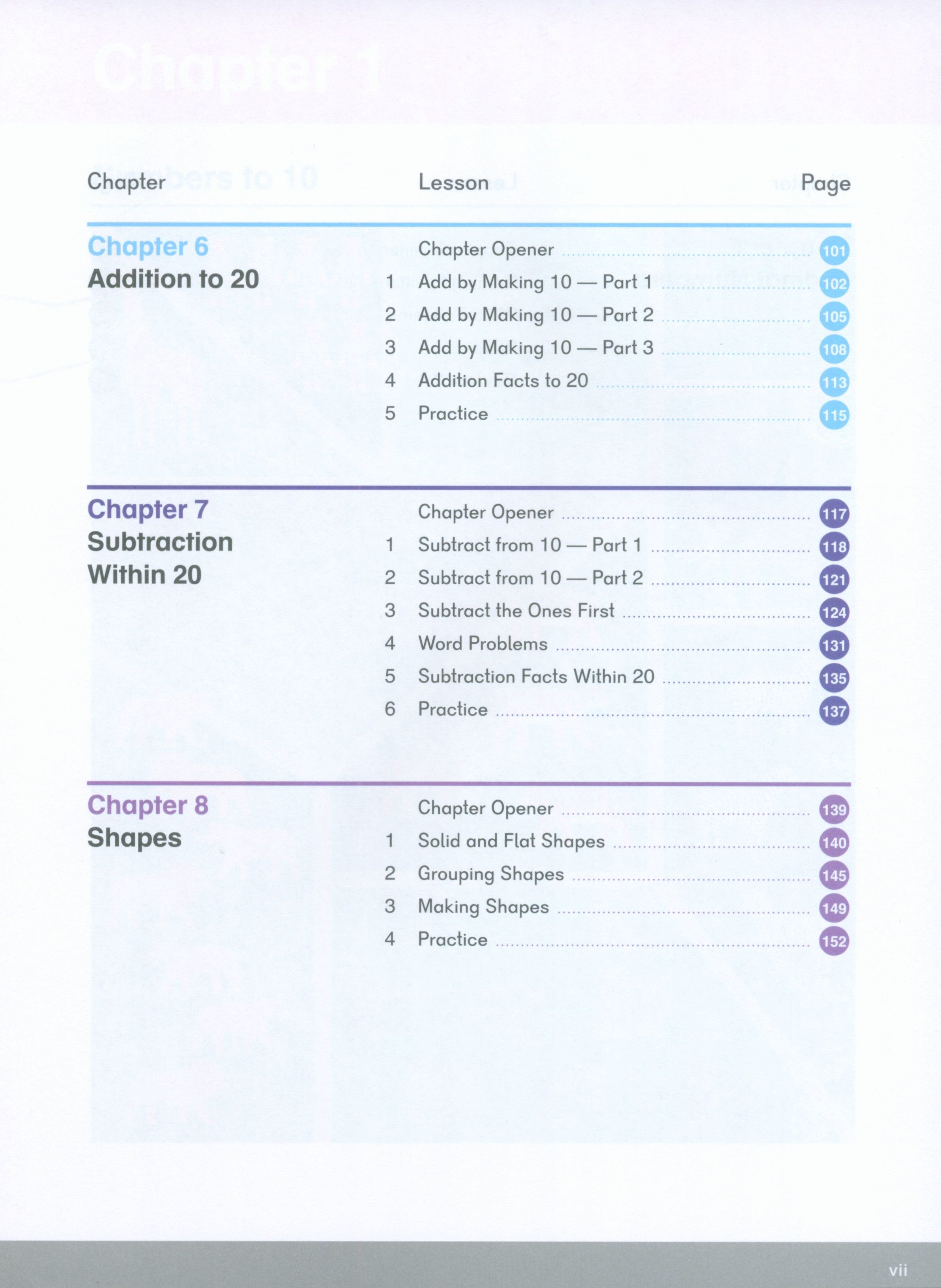 كتاب الأبعاد في الرياضيات 1A
