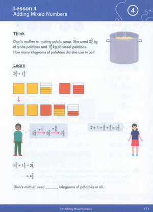 كتاب الرياضيات Dimensions 4A