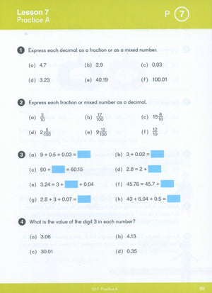 كتاب أبعاد الرياضيات 4B
