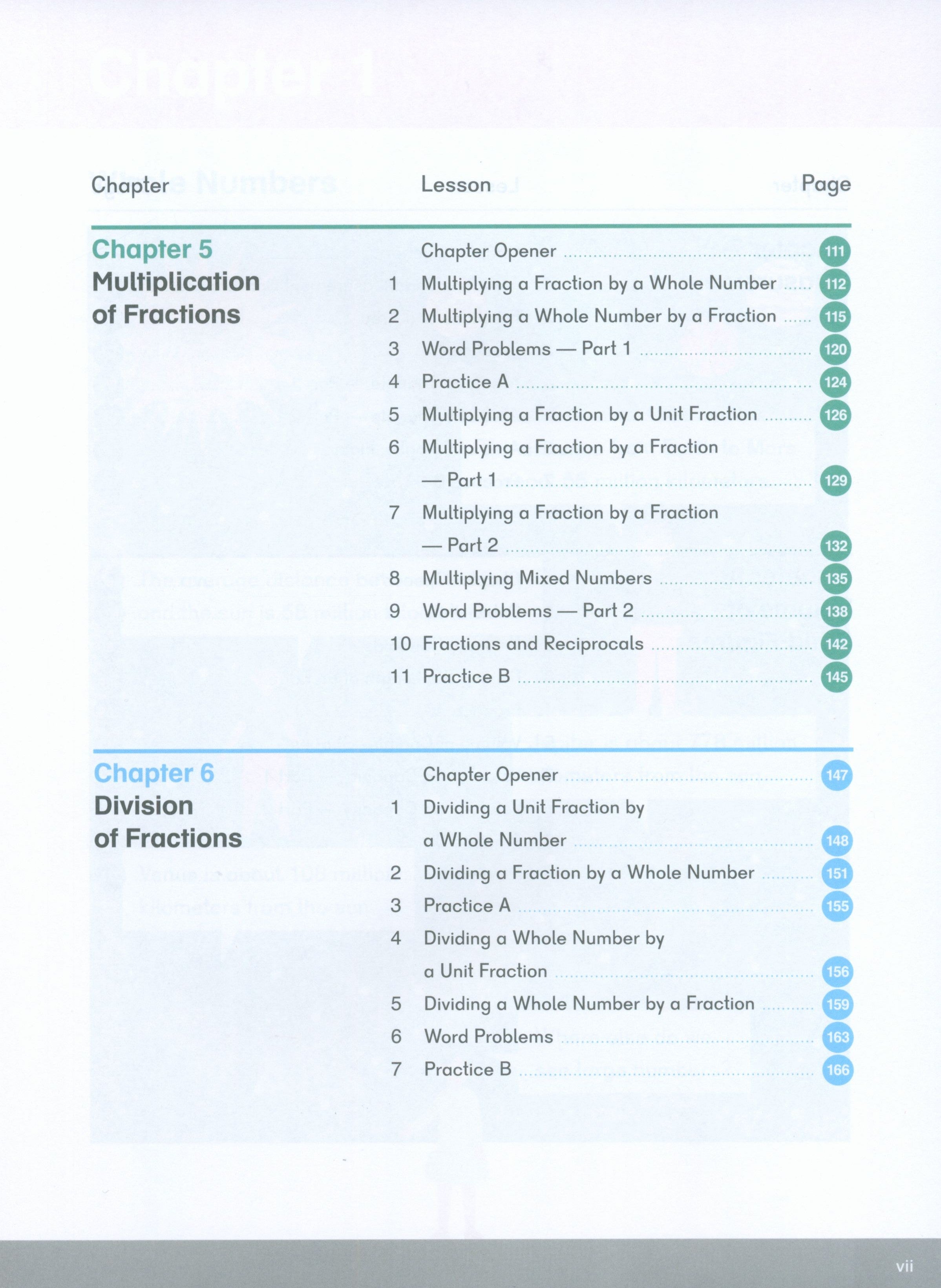 كتاب أبعاد الرياضيات 5A