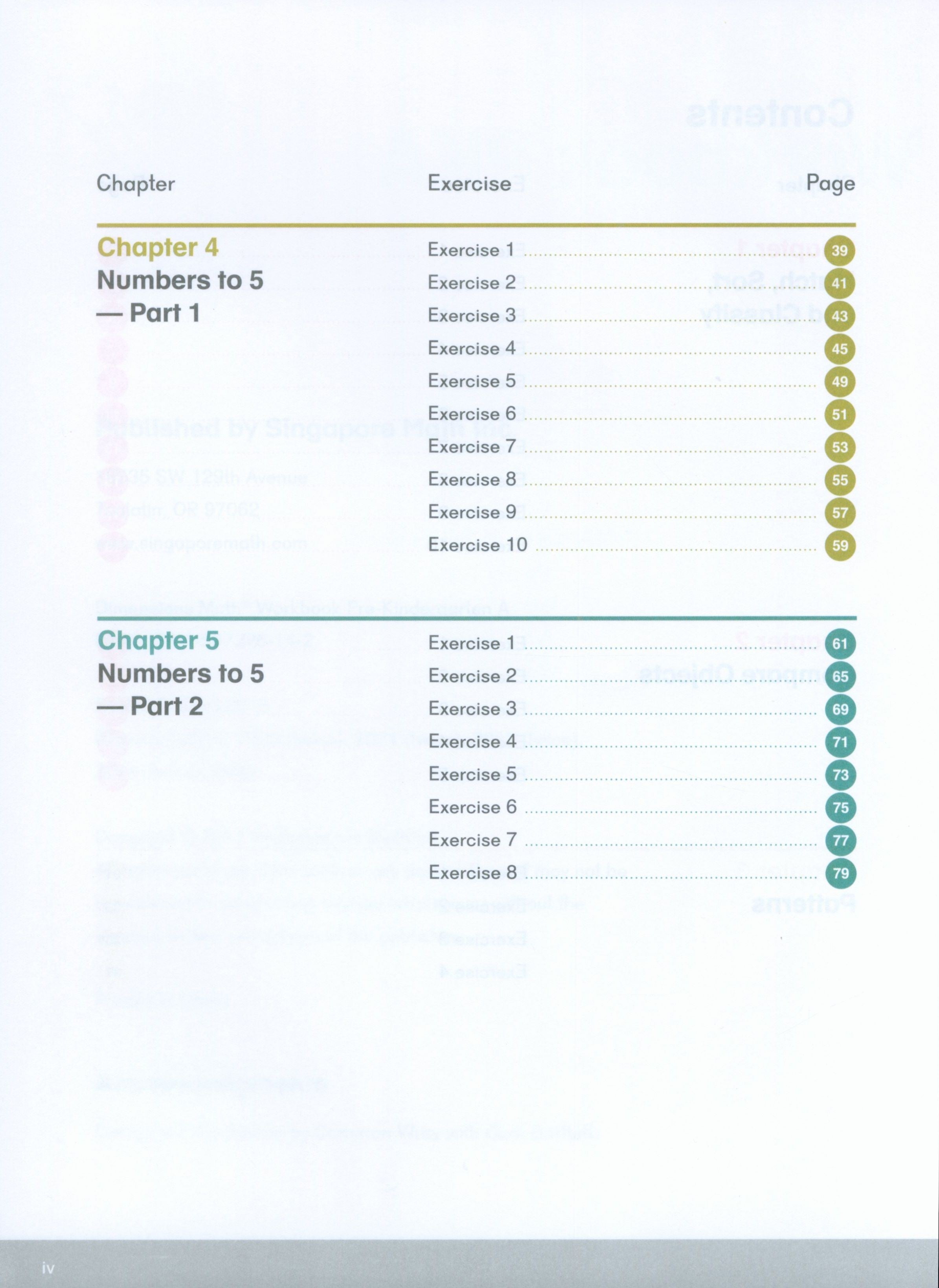 Dimensions Math Workbook PKA