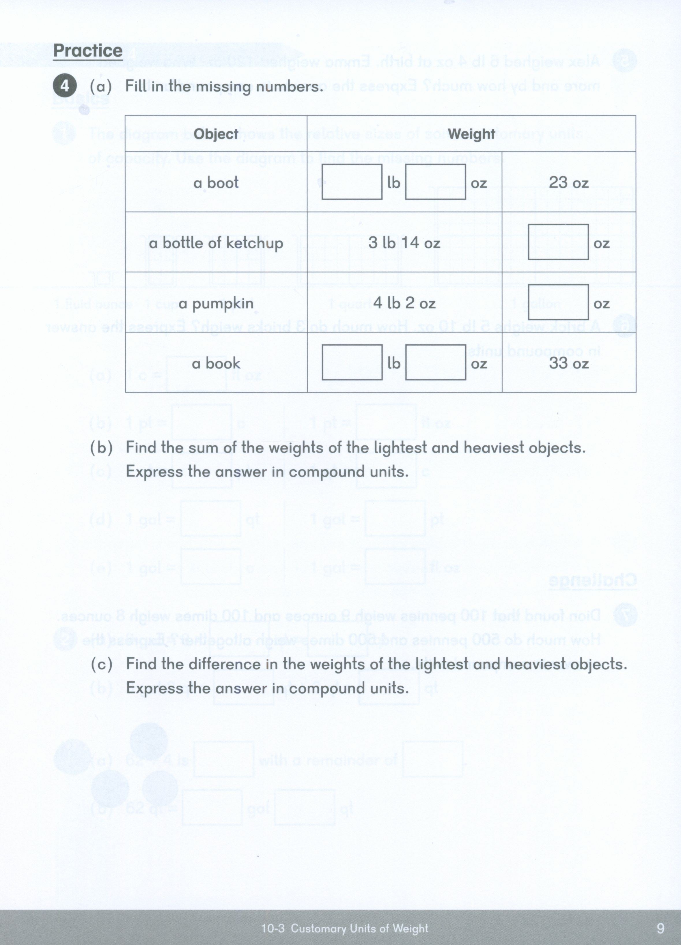 كتاب أبعاد الرياضيات 4B