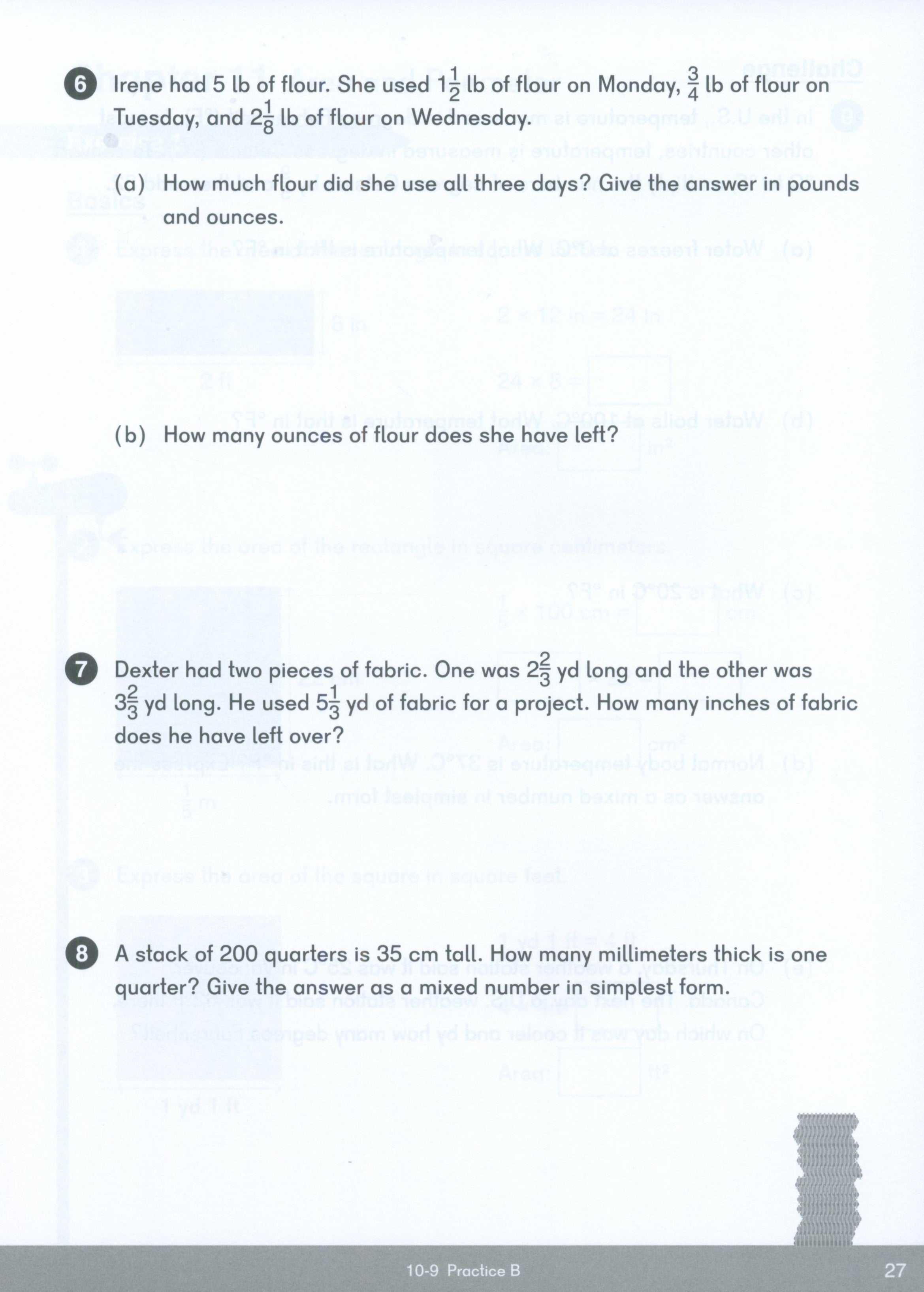 كتاب أبعاد الرياضيات 4B