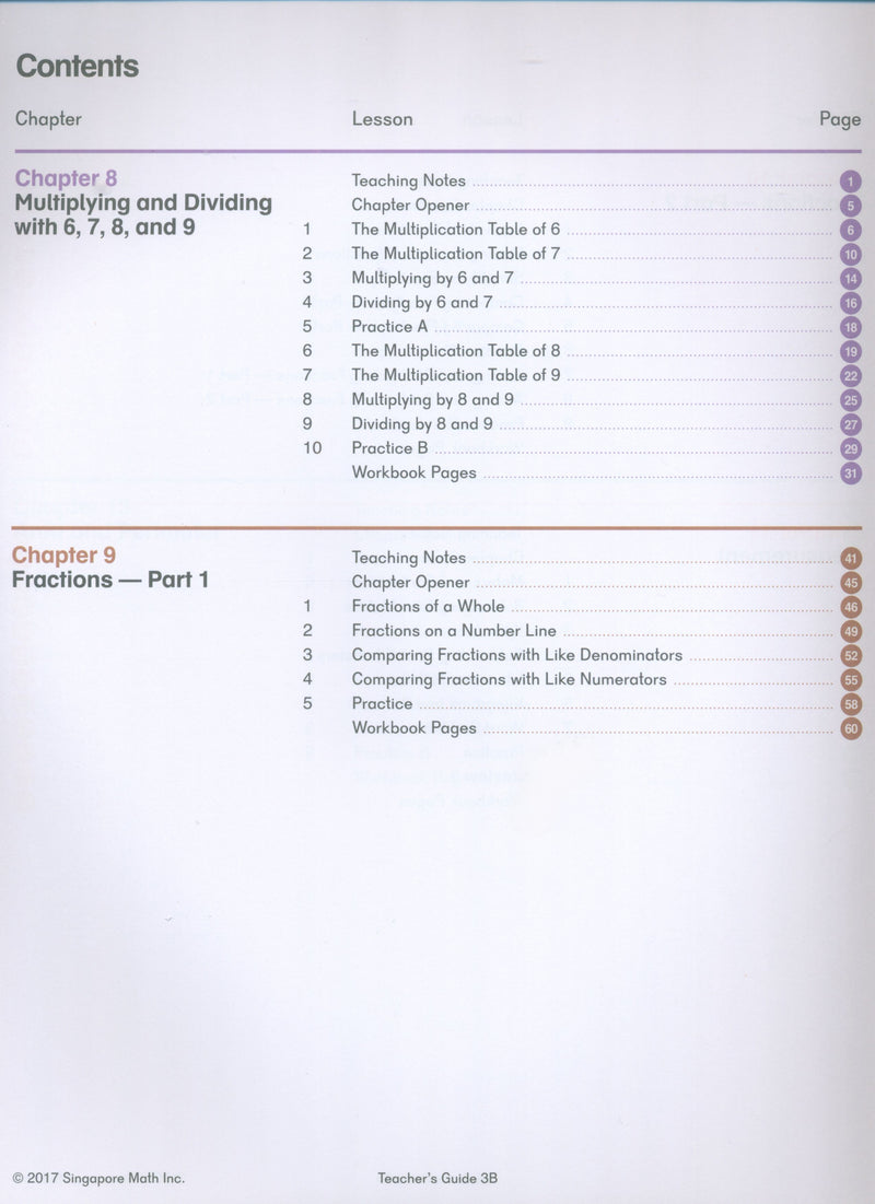 Dimensions Math Teacher's Guide 3B