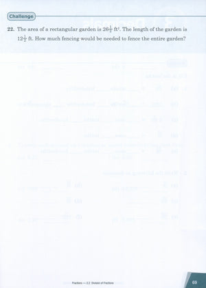 كتاب الأبعاد في الرياضيات 6A