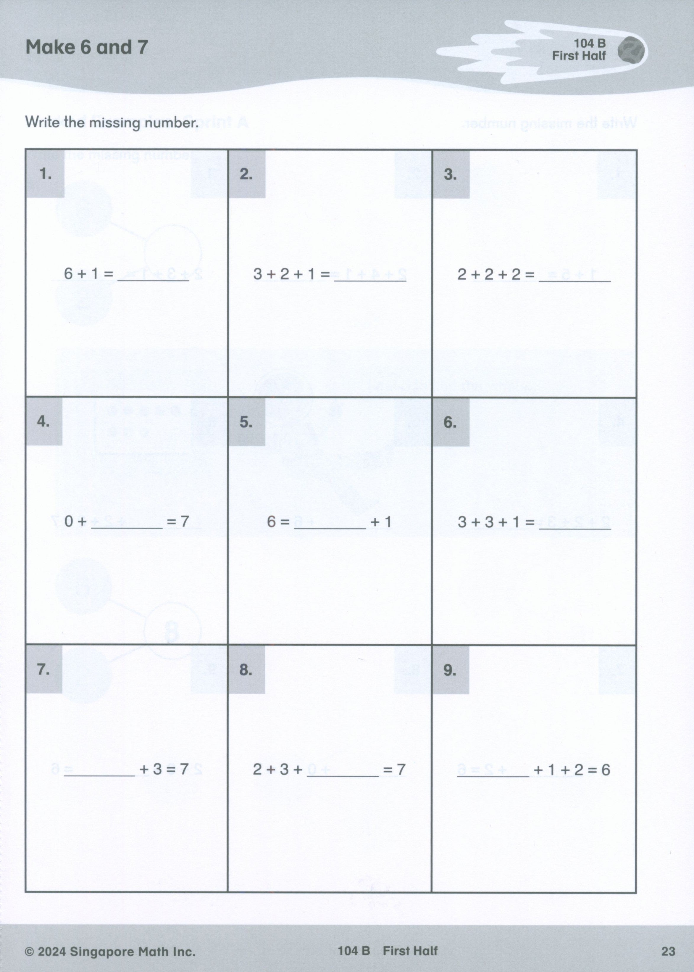 Singapore Math® Sprints 1