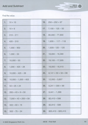 Singapore Math® Sprints 4