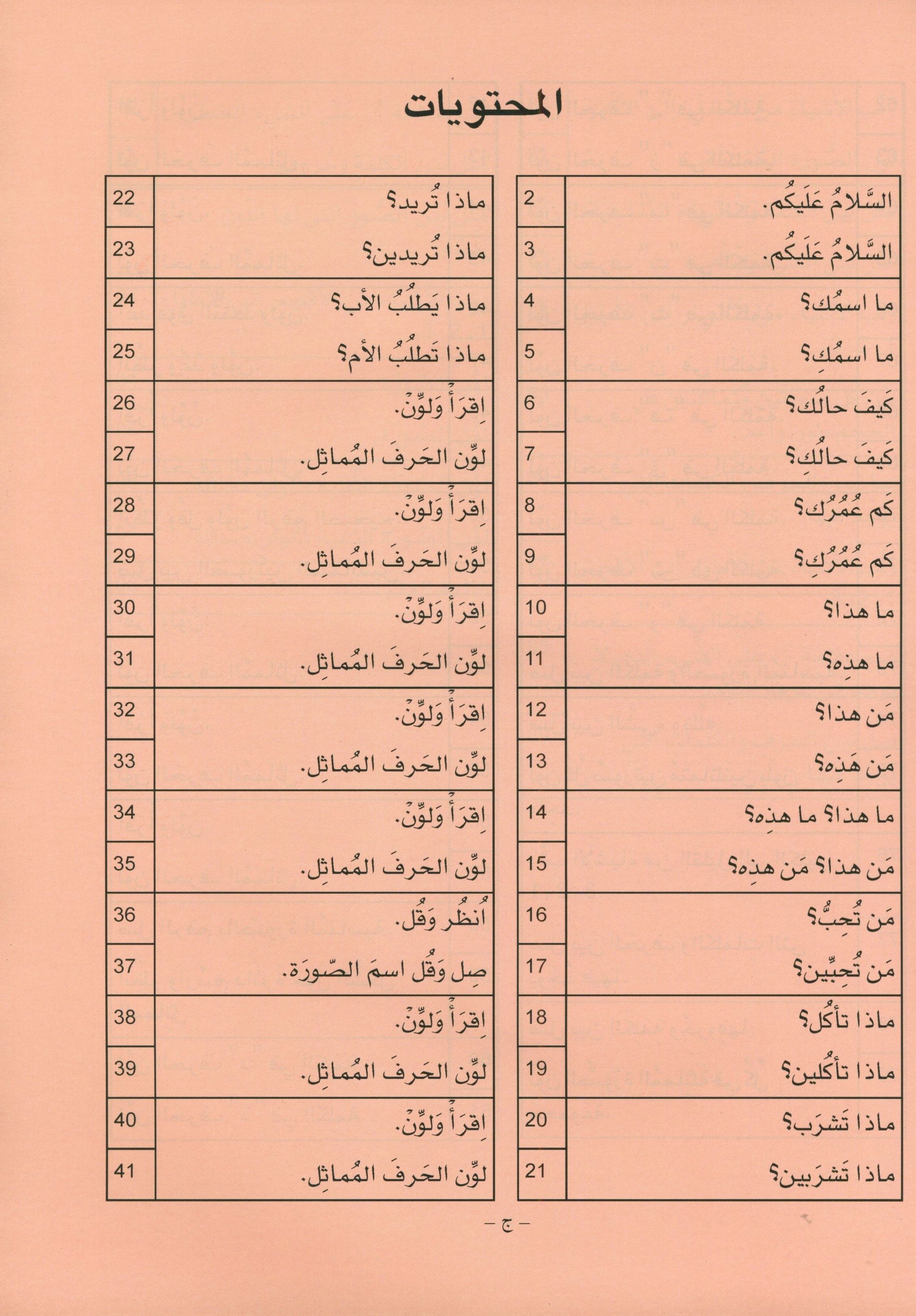 Arabic is the Language of Tomorrow for Non-Native Speakers Textbook: Pre-K (4-5) Years
