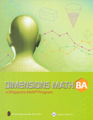 كتاب Dimensions Math المدرسي 8A