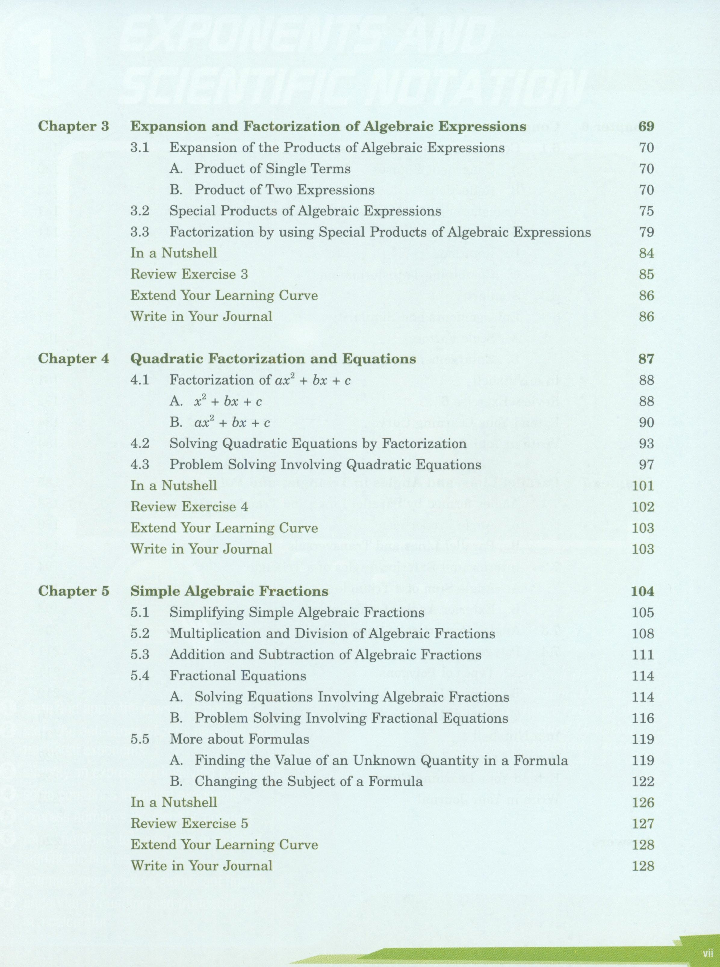 كتاب Dimensions Math المدرسي 8A