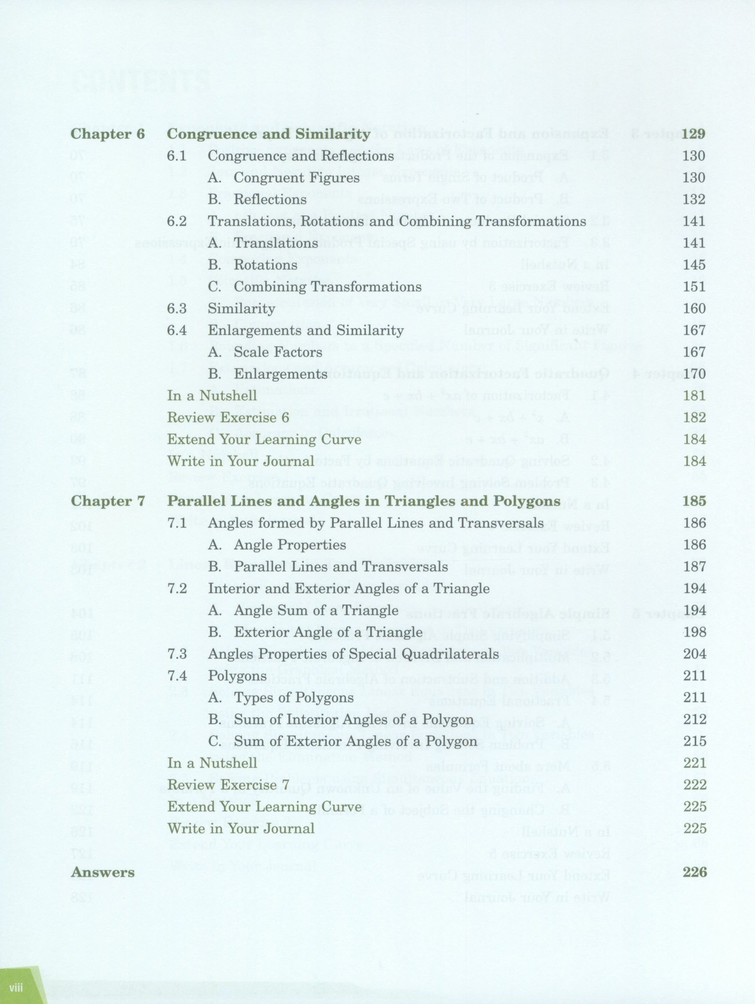 كتاب Dimensions Math المدرسي 8A