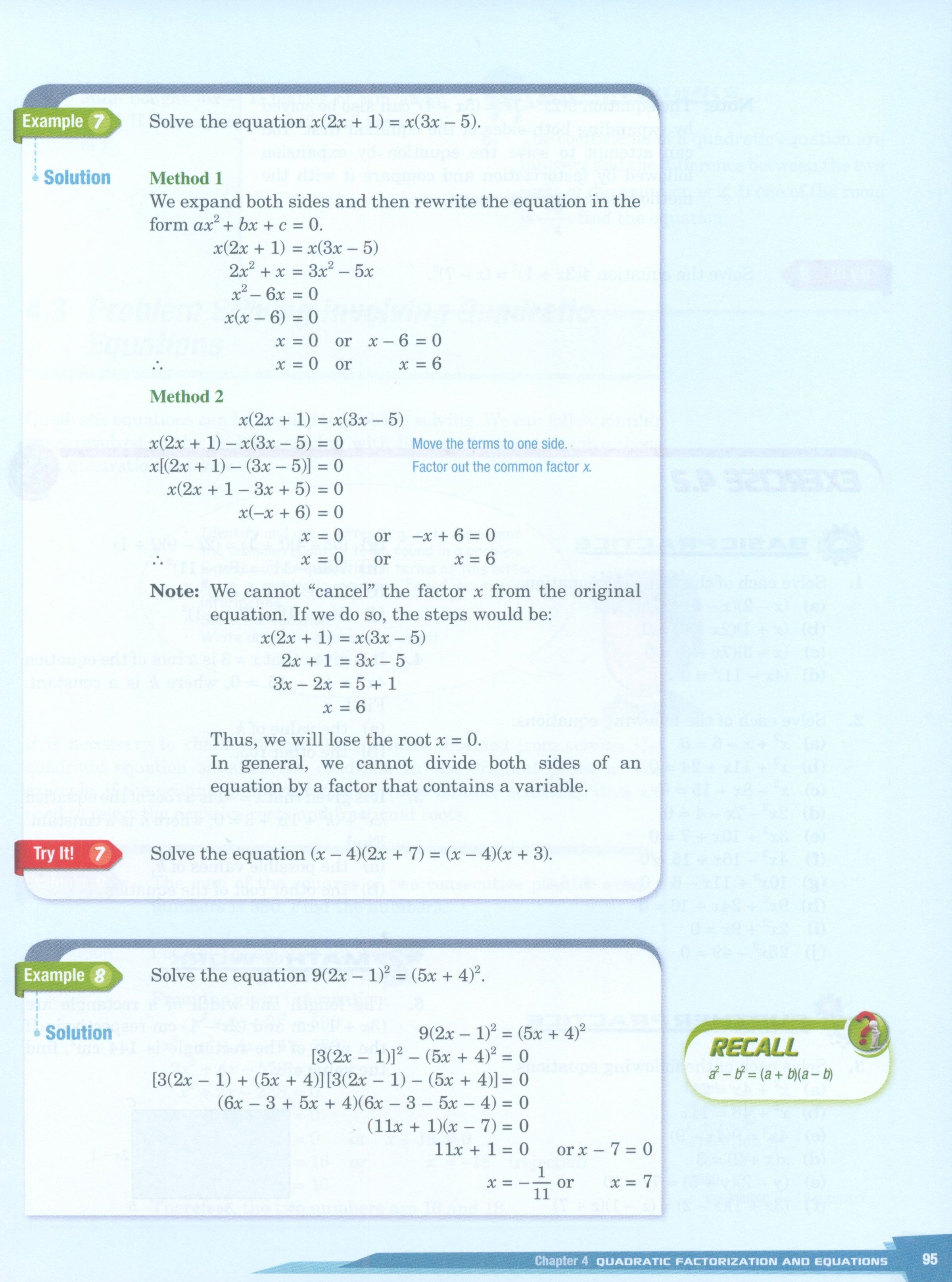 كتاب Dimensions Math المدرسي 8A
