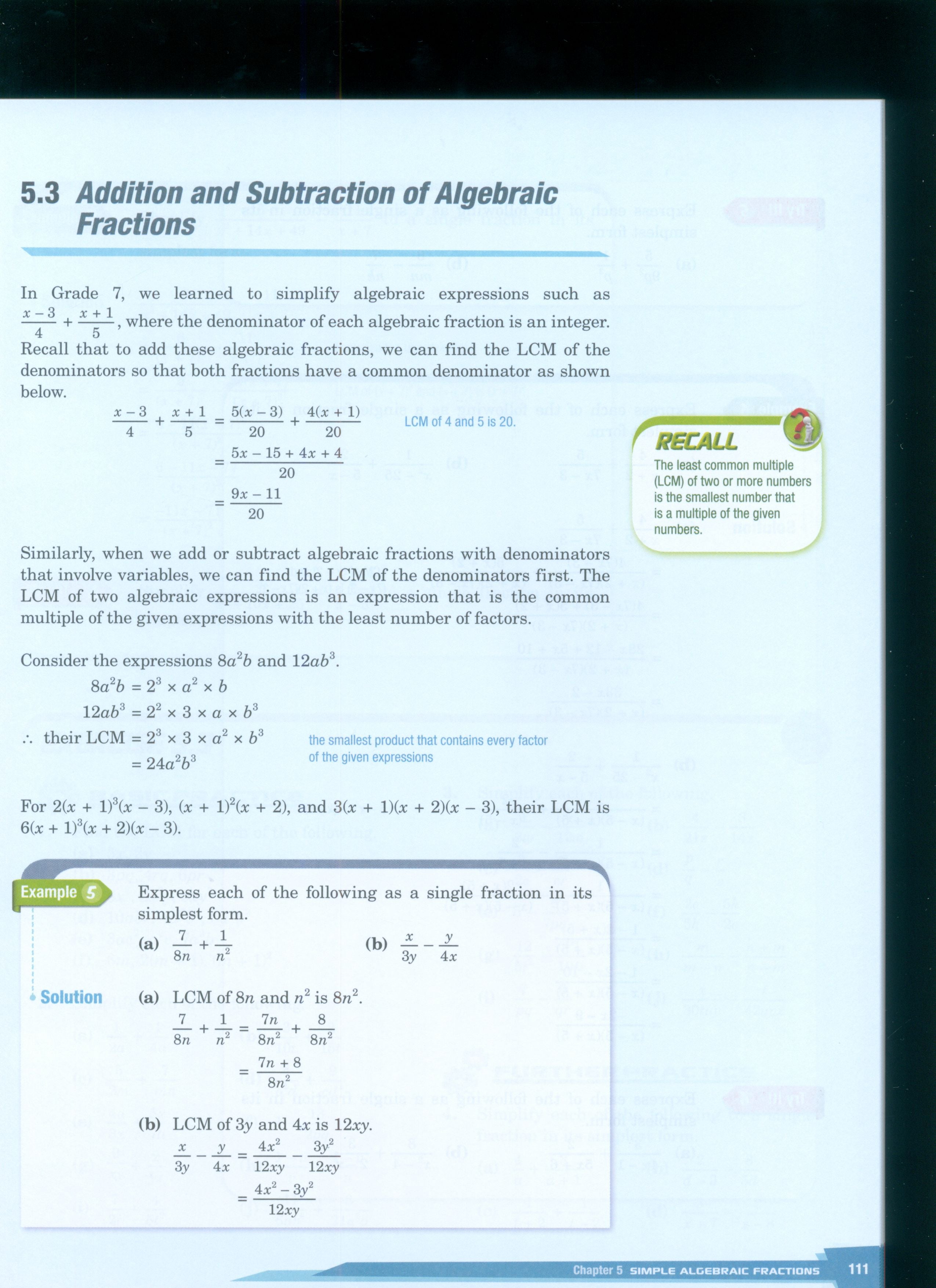 كتاب Dimensions Math المدرسي 8A