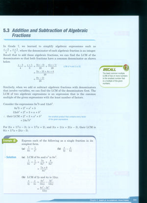 كتاب Dimensions Math المدرسي 8A