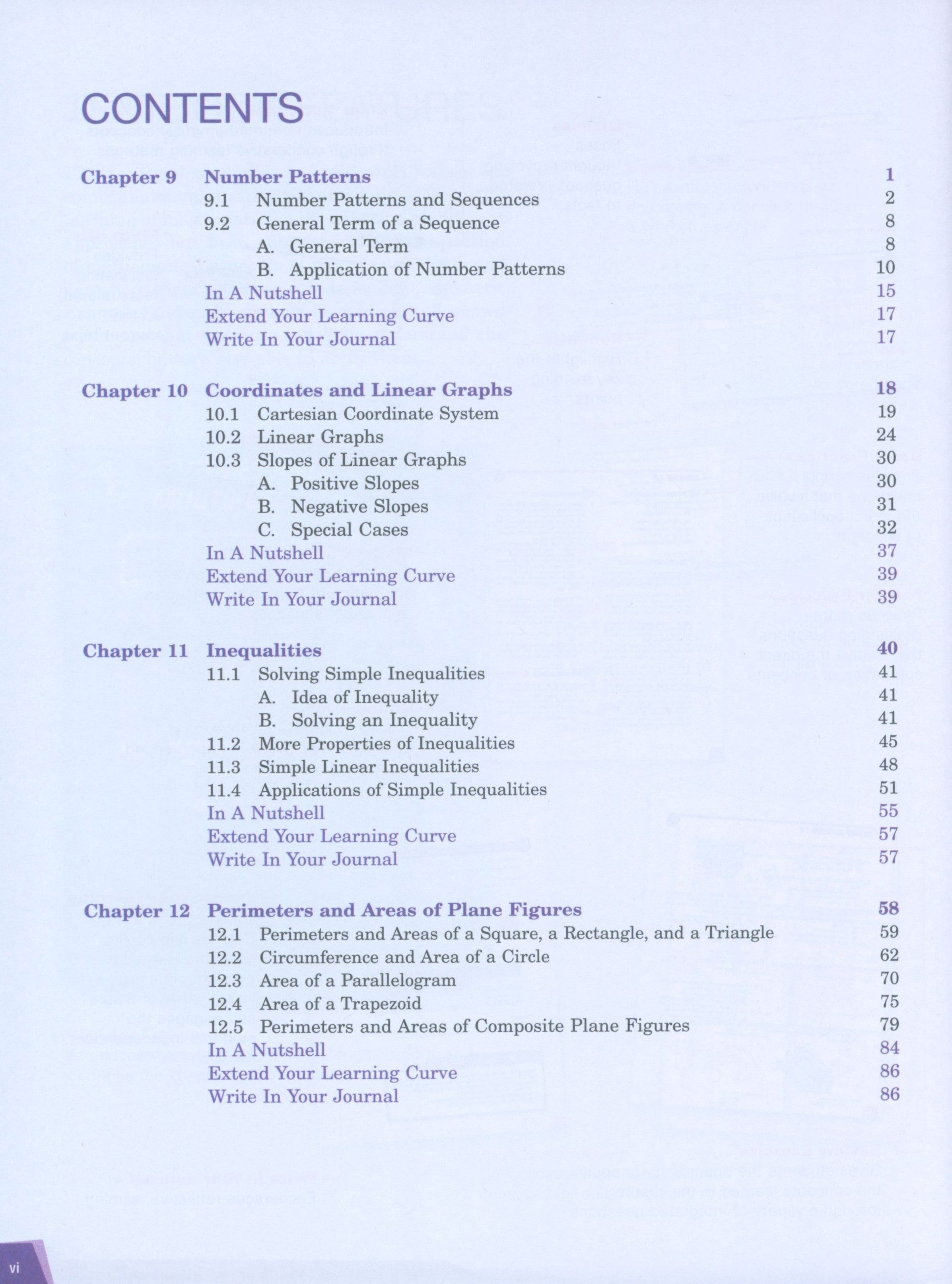 كتاب الأبعاد في الرياضيات 7B