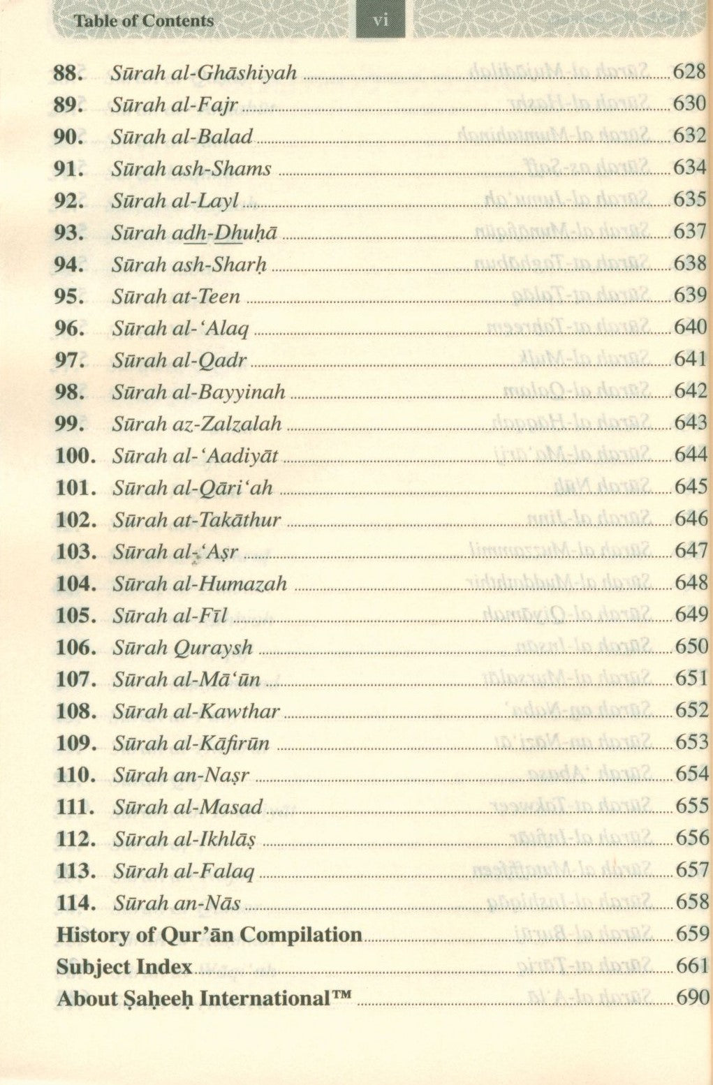 The Meanings of The Qur'an in English - Pocket Size