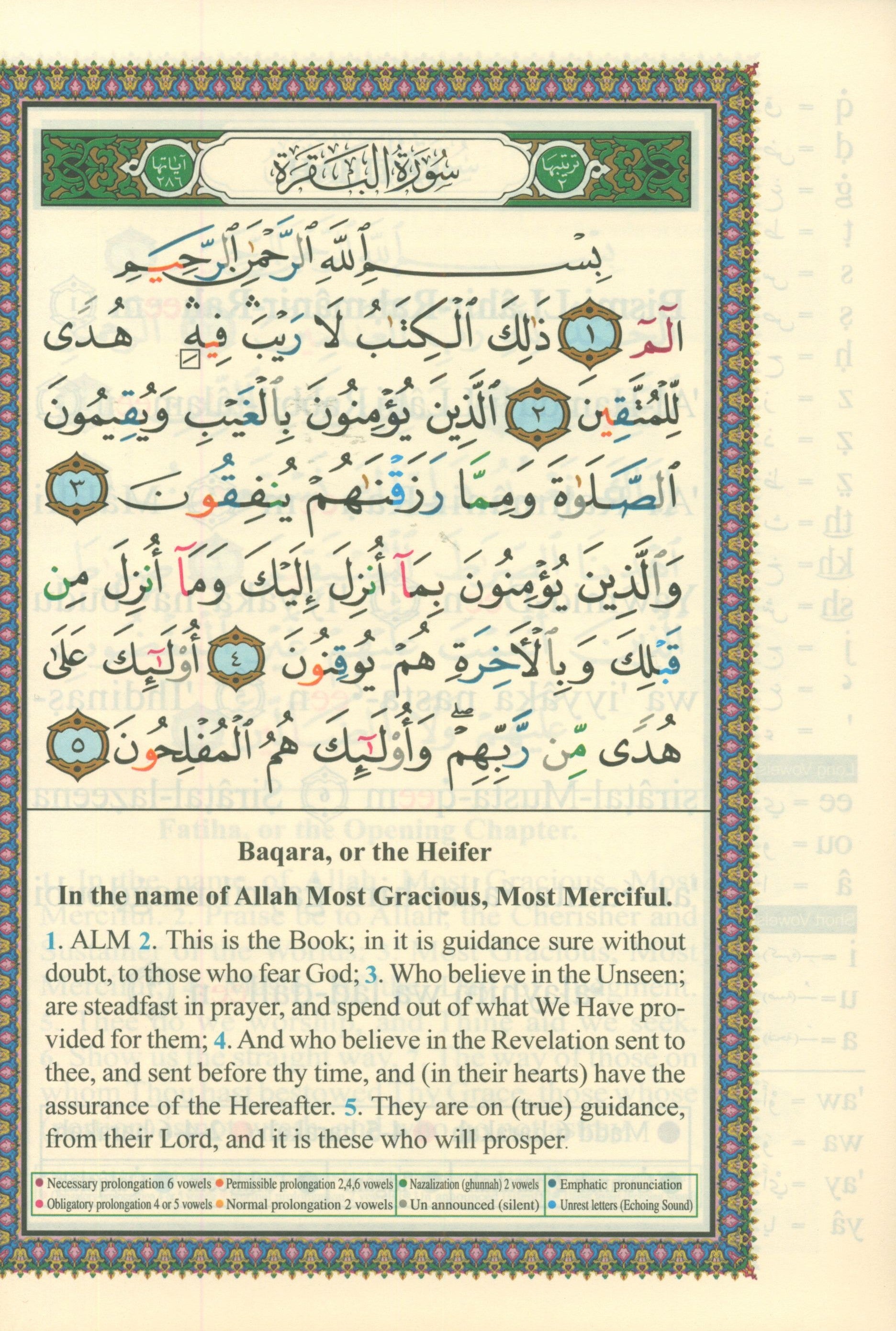 Tajweed Quran with Meanings Translation and Transliteration - 30 Parts (7