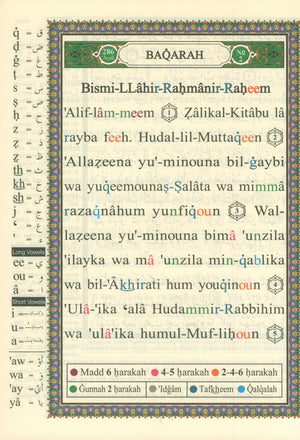 Tajweed Quran with Meanings Translation and Transliteration - 30 Parts (7
