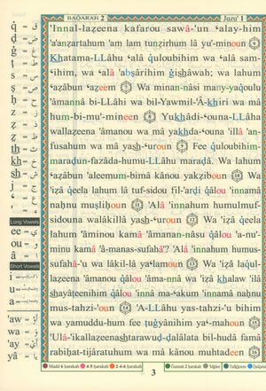 Tajweed Quran with Meanings Translation and Transliteration - 30 Parts (7