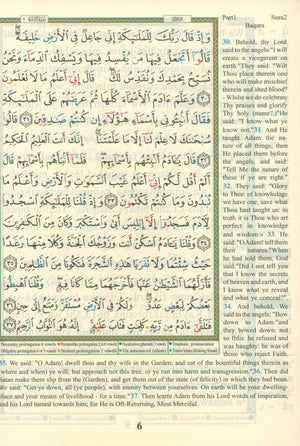 Tajweed Quran with Meanings Translation and Transliteration - 30 Parts (7