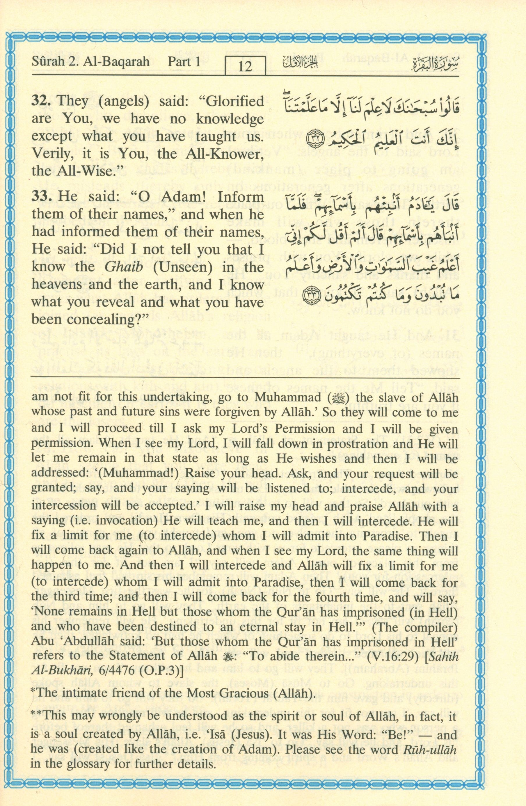 تفسير معاني القرآن الكريم باللغة الإنجليزية 7 × 9 بوصات