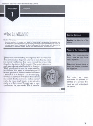 Weekend Learning Islamic Studies Teacher Manual Level 3