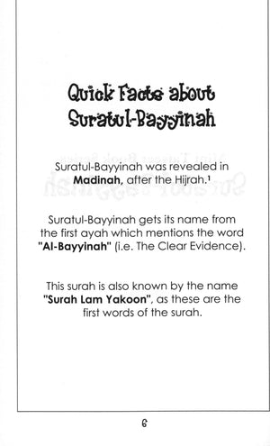 Mini Tafseer Book Suratul Bayyinah (Surah 98)