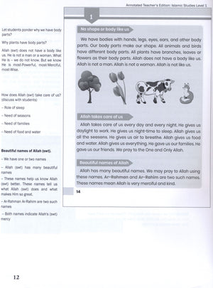 Weekend Learning Islamic Studies Teacher Manual Level 1