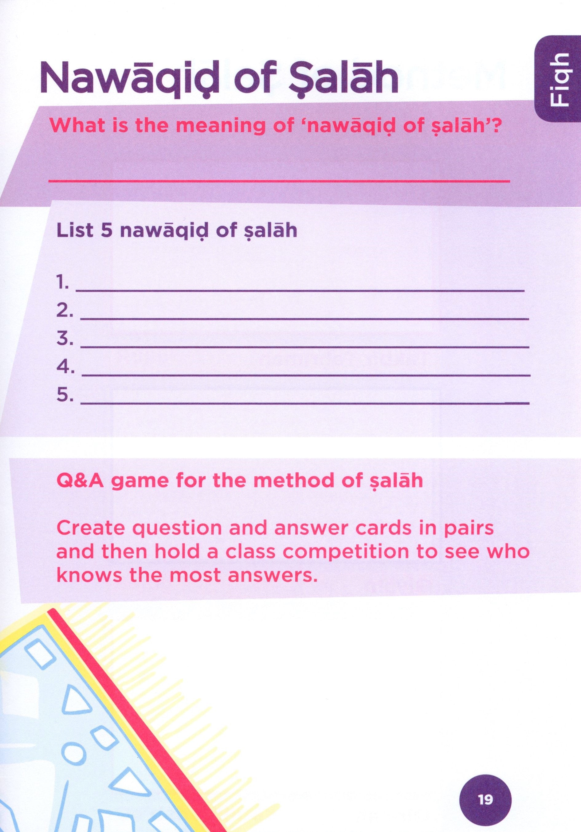 An Nasihah Islamic Curriculum Workbook 3