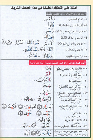 تجويد القرآن مع الترجمة الإنجليزية 7 × 9