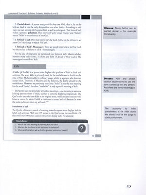 Weekend Learning Islamic Studies Teacher Manual Level 5