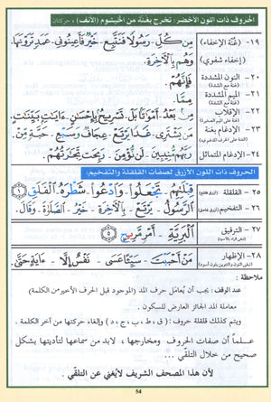 تجويد القرآن مع الترجمة الإنجليزية 7 × 9