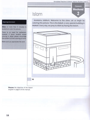 Weekend Learning Islamic Studies Teacher Manual Level 1