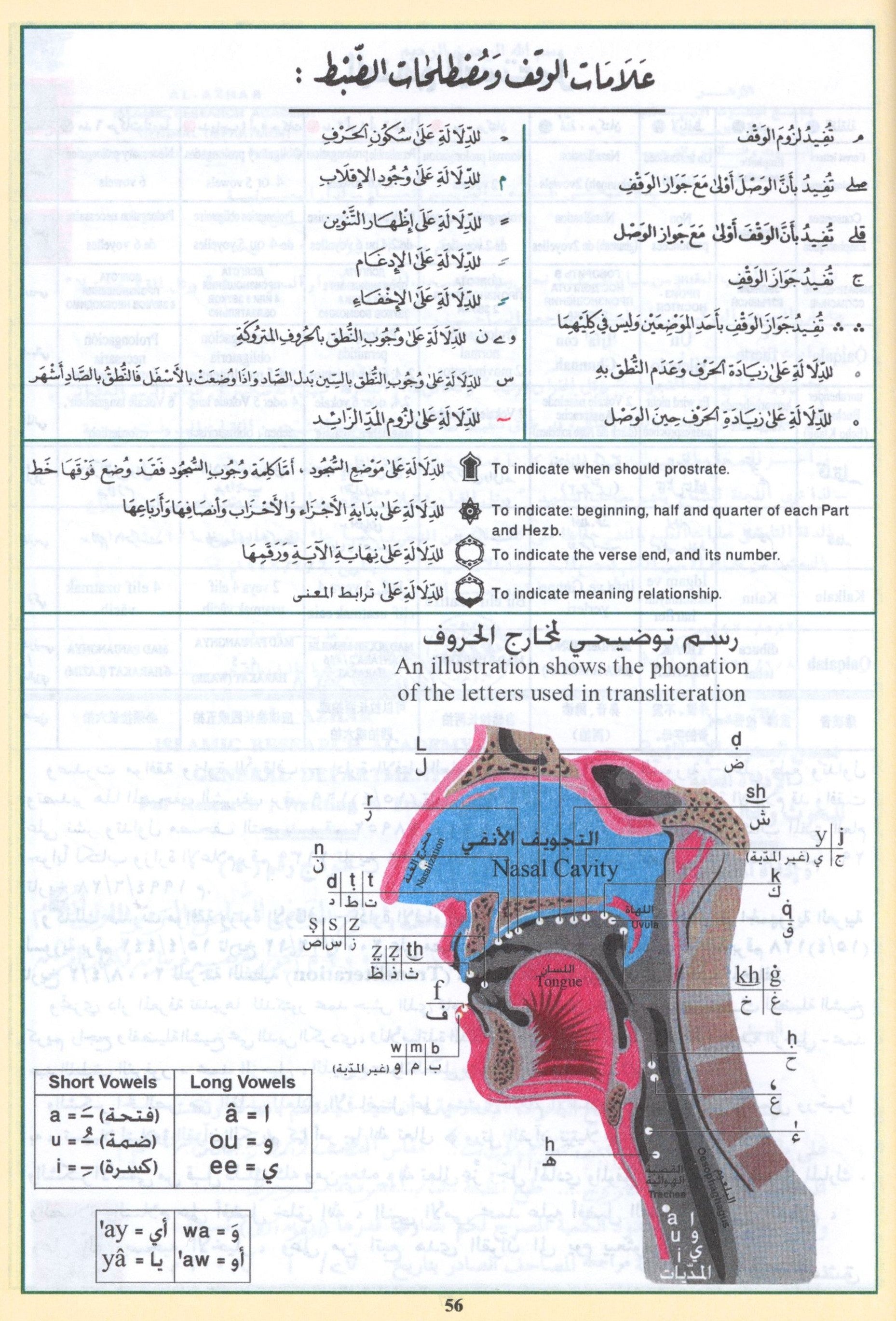 تجويد القرآن مع الترجمة الإنجليزية 7 × 9