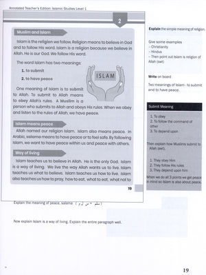 Weekend Learning Islamic Studies Teacher Manual Level 1
