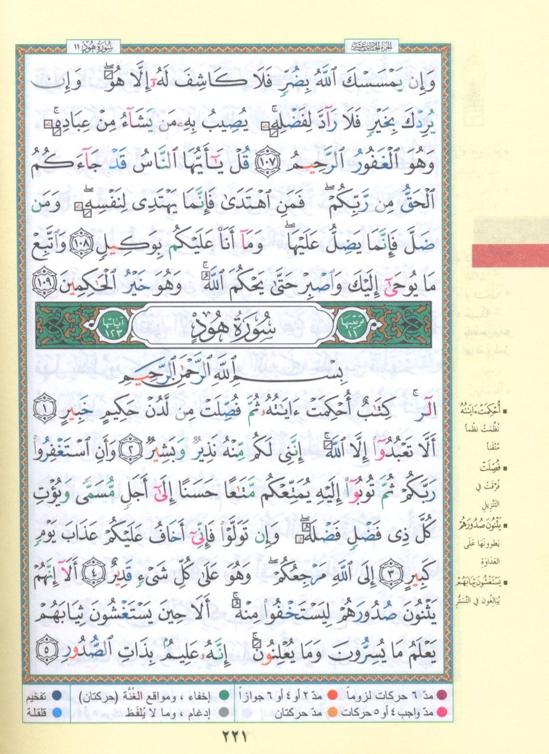 Color Coded Tajweed Qur'an With Zipper 4