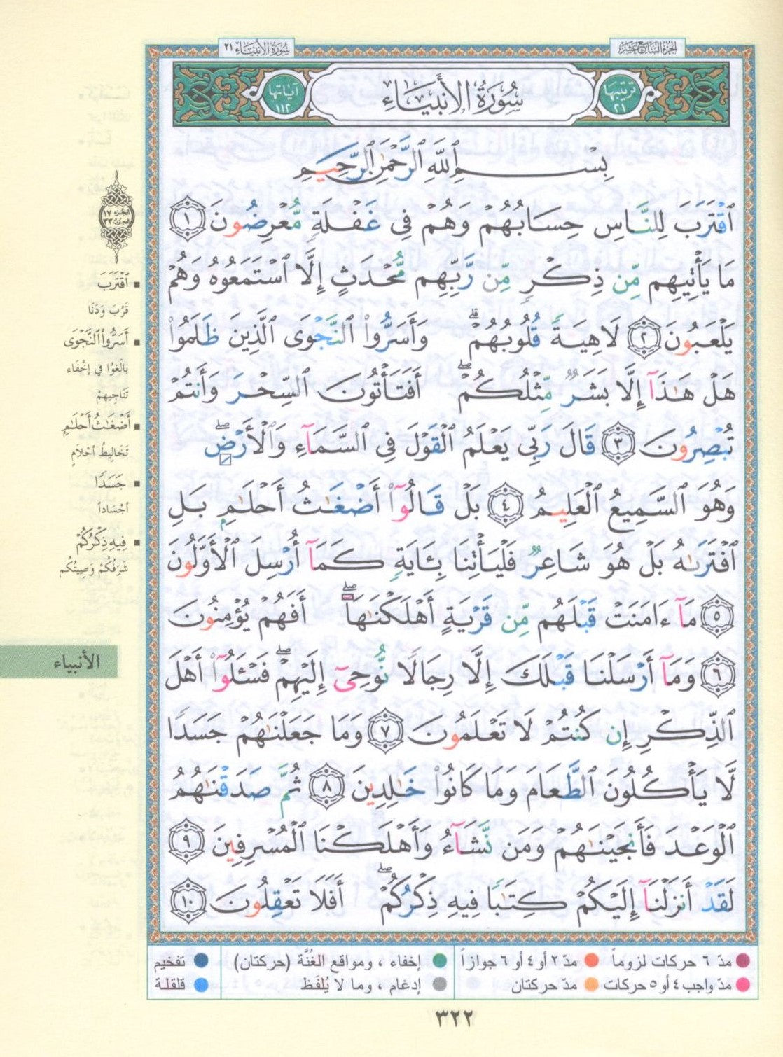 Color Coded Tajweed Qur'an With Zipper 4