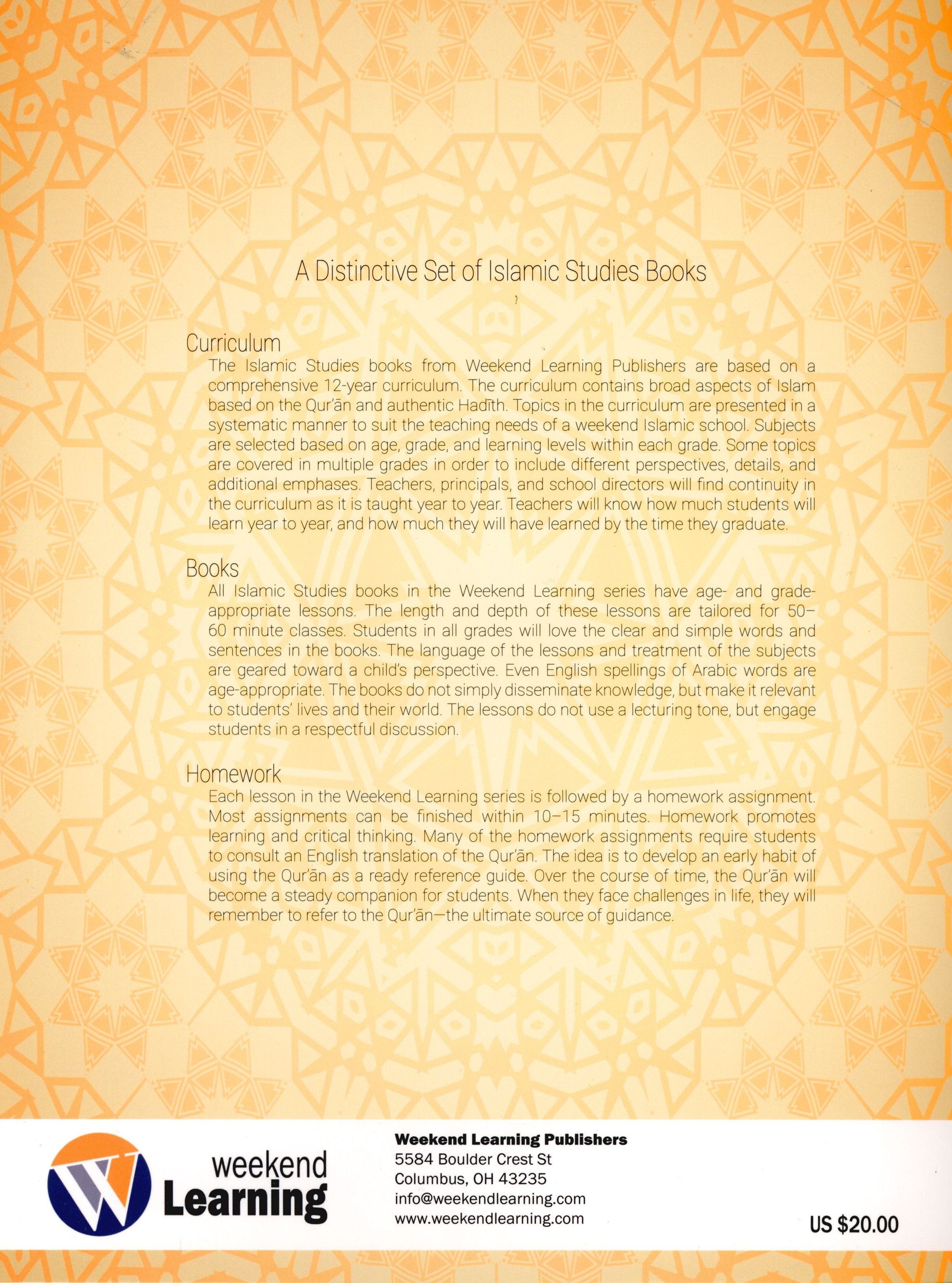 Weekend Learning Islamic Studies Teacher Manual Level 4