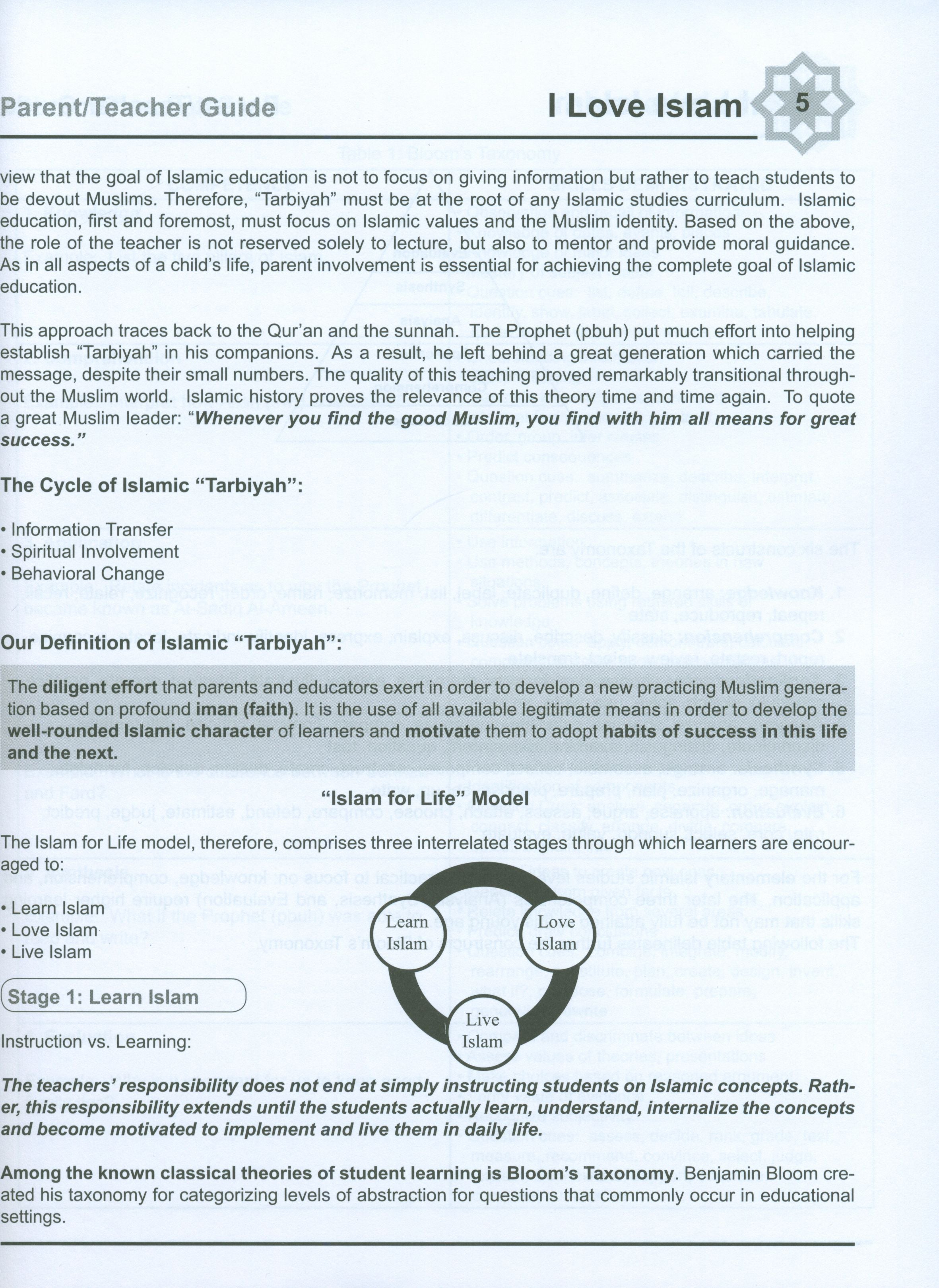 I Love Islam Weekend Edition Teacher / Parent Guide 5