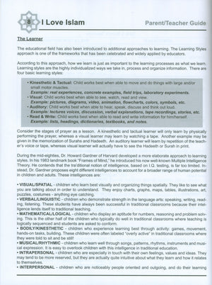 I Love Islam Teacher / Parent Guide Level 5