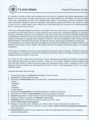 I Love Islam Teacher / Parent Guide Level 5