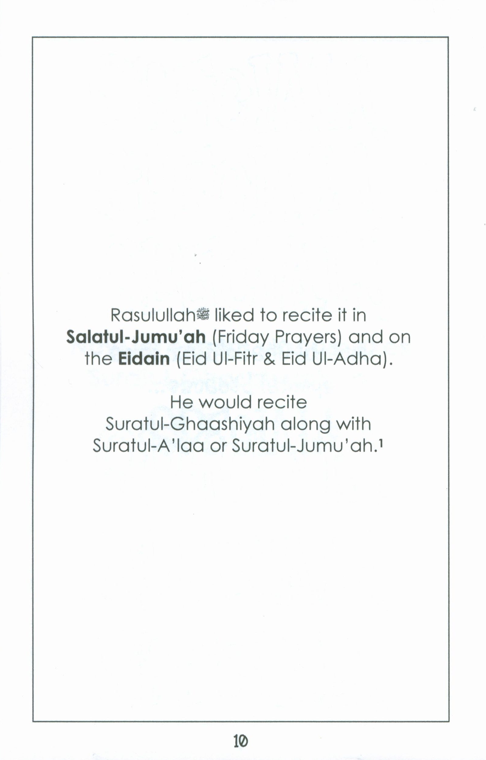 Mini Tafseer Book Suratul Ghaashiyah (Surah 88)